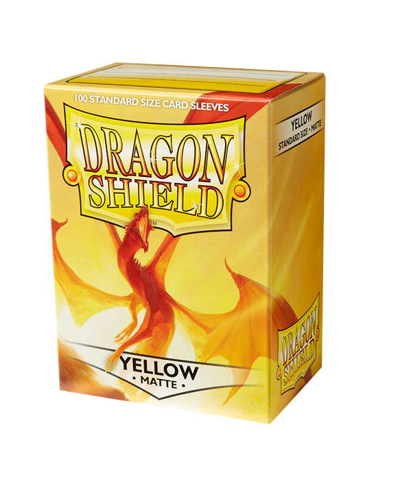 Dragon Shield - Standard Matte Sleeves - Yellow (100)