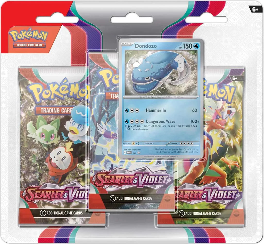 Pokemon - Scarlet And Violet - Dodonzo - 3 Pack Blister