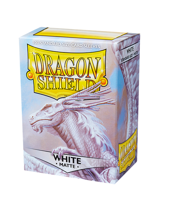 Dragon Shield - Standard Matte Sleeves - White (100)