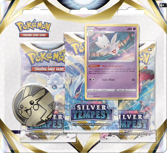 Pokemon - Silver Tempest - Togetic - 3 Pack Blister