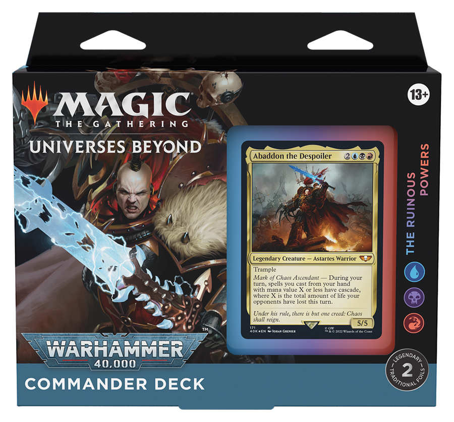 Magic - Warhammer 40000 - Regular Commander Decks - The Ruinous Powers